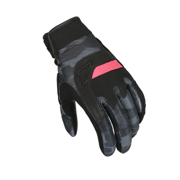 MACNA CONGRA Señoras Moto Aventura Turismo Guantes Negro Rosa - GUANTES