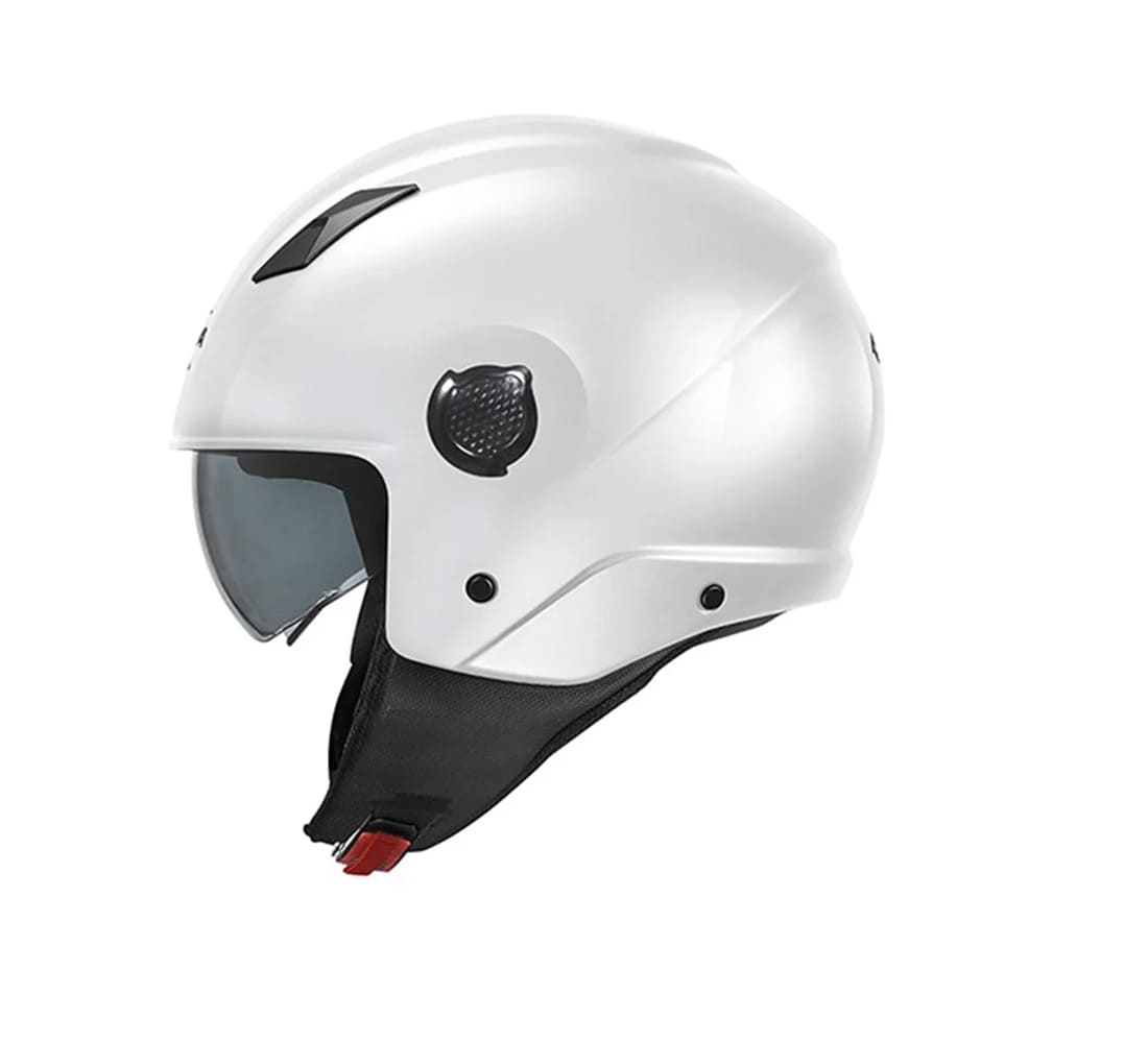KAPPA KV58B Moto Cara Abierta Casco Basic Blanco