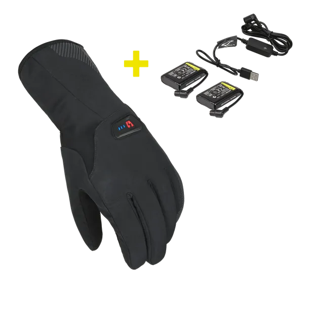 MACNA SPARK KIT Hombres Calentado Bicicleta Guantes Negro - GUANTES