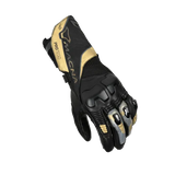 MACNA PROTEGO Mujer Moto Cuero Guantes Negro Oro - GUANTES