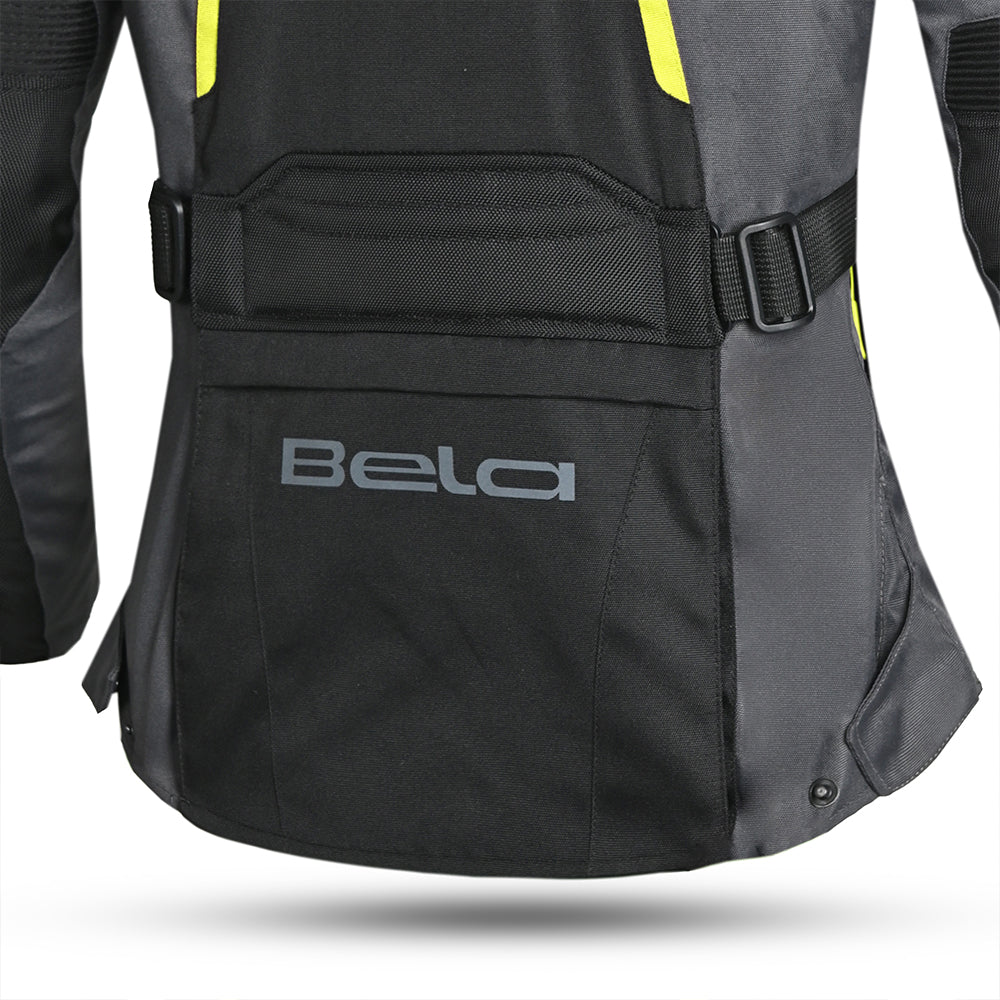 BELA - Chaqueta Textil Hurricane Lady  Negro/Amarillo - SECURTEX MOTOR S.L (t/a MaximoMoto)