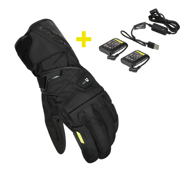 MACNA Foton RTX 2.0 Kit Hombre Calefactables Moto Guantes Negro - GUANTES