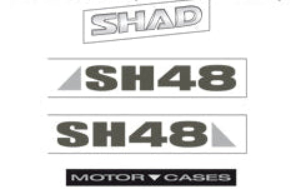 Autocollant de pièce détachée SHAD SH48 Dark G