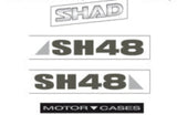 Autocollant de pièce détachée SHAD SH48 Dark G