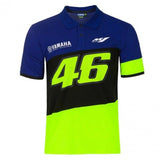 VR46 HOMBRE CARRERAS POLO AZUL