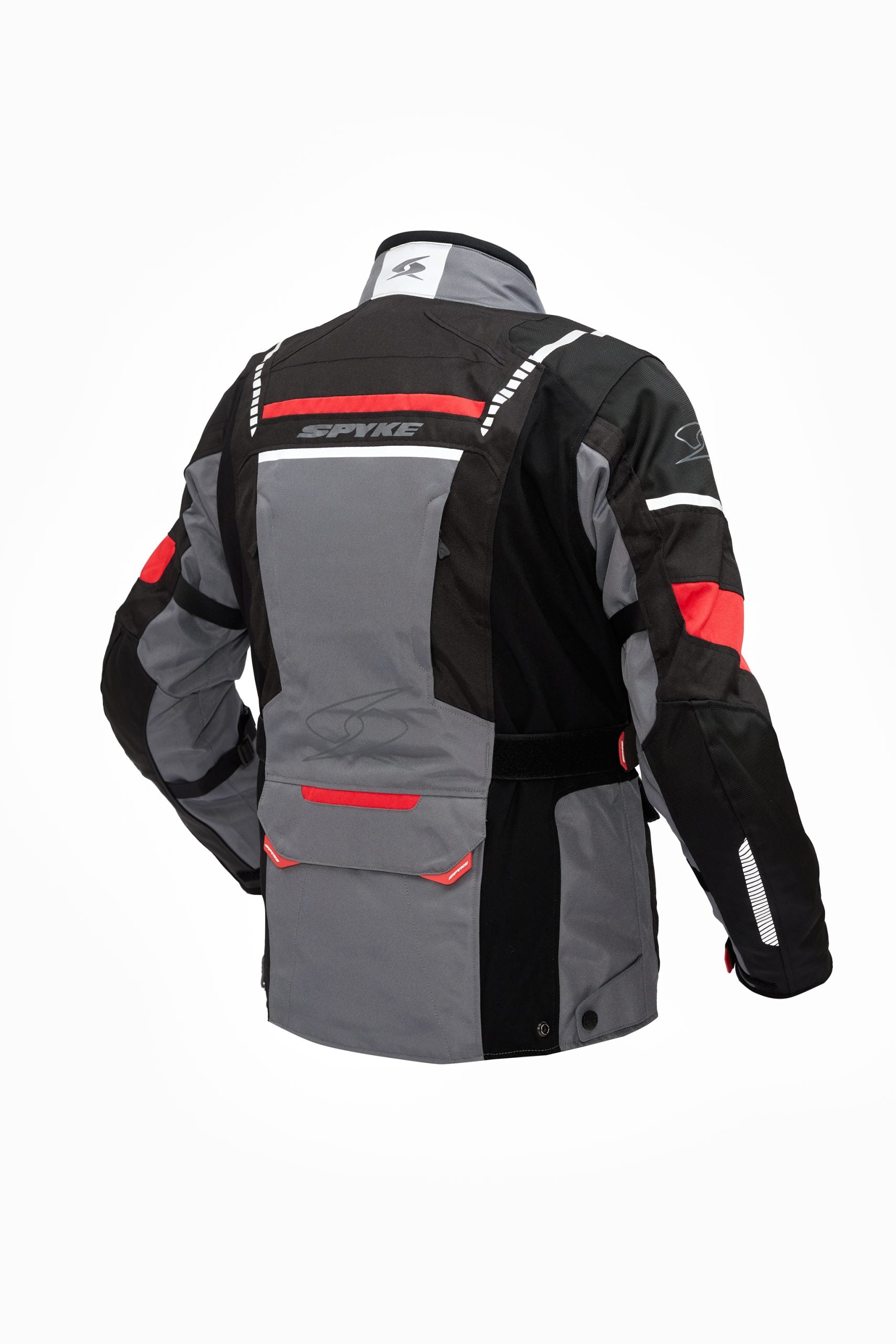 SPYKE - COMPASS DRY TECNO JACKET GREY/BLACK/RED