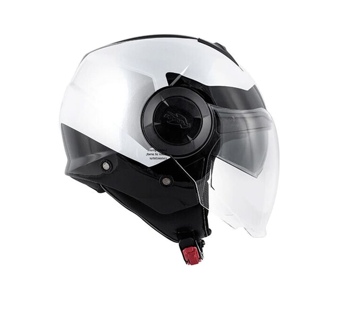KAPPA KV37 EVO Moto Cara Abierta Casco Titanio Negro Mate Plata - CASCO