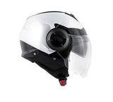 KAPPA KV37 EVO Moto Cara Abierta Casco Titanio Negro Mate Plata - CASCO