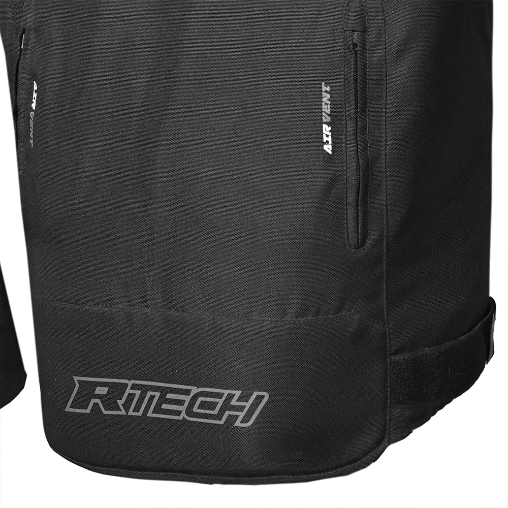 R-TECH Chaqueta Textil Knight Rider (Short) Negro/Antracita