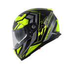 KAPPA KV41 Dallas Scraps Moto Integral Casco Titanio Negro Amarillo - CASCO