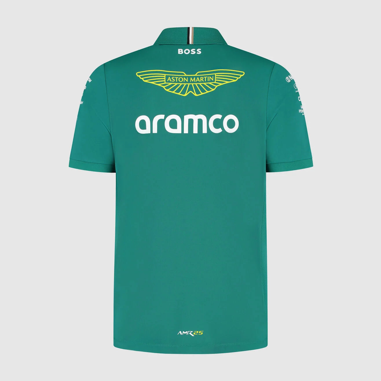 ASTON MARTIN F1 Hombres Team 2025 Equipo Polo Verde