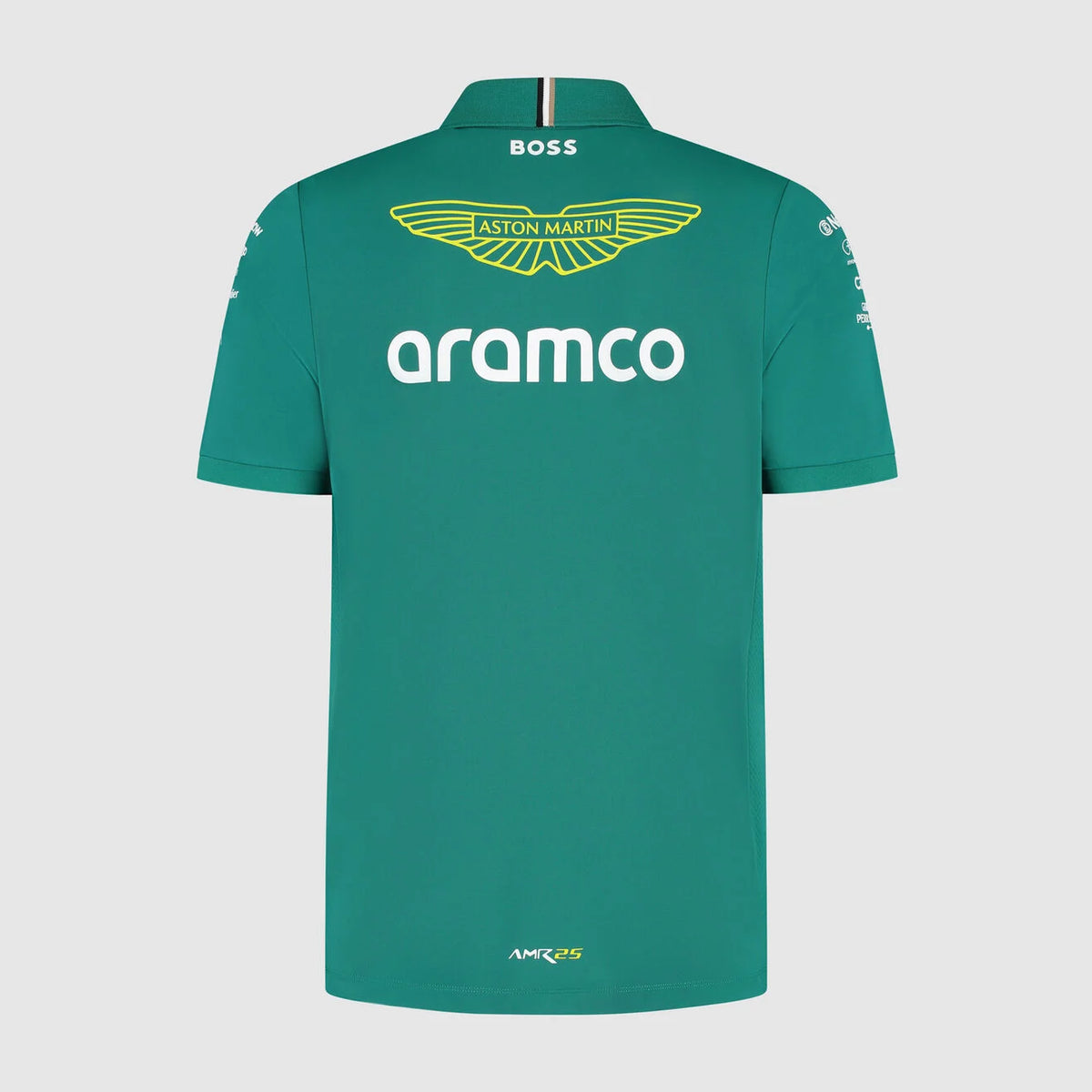 ASTON MARTIN F1 Hombres Team 2025 Equipo Polo Verde