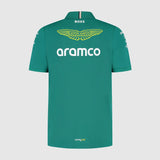ASTON MARTIN F1 Hombres Team 2025 Equipo Polo Verde