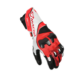 MACNA PROTEGO Hombre Moto Cuero Guantes Blanco Rojo Negro - GUANTES