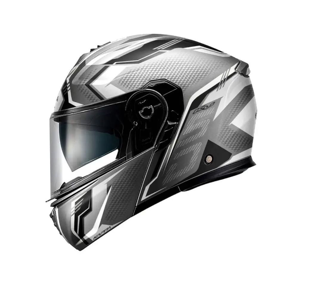 KAPPA KV50 ESCALADE MODULAR CASCO NEGRO MATE TITANIO - CASCO