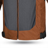 R-TECH SPIRAL MESH CHAQUETA DE MOTO DE HOMBRE TEXTIL  MARRON GRIS AMARILLO FLOUR