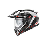 Kappa KV33 Enduro Wizard aventura Casco blanco negro rojo - CASCO