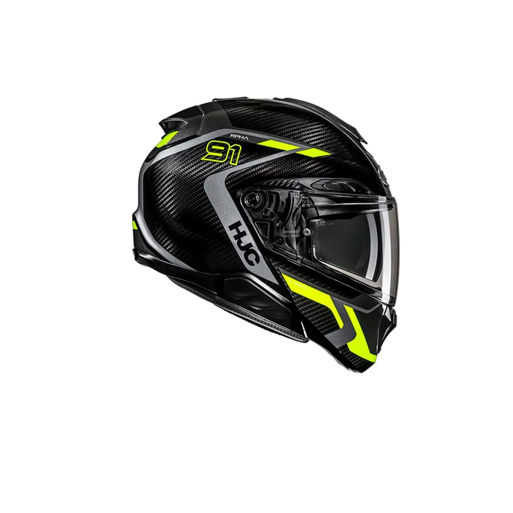 HJC RPHA91 CARBON LAGOS MC3H DE MOTOCICLETA CASCO INTEGRAL