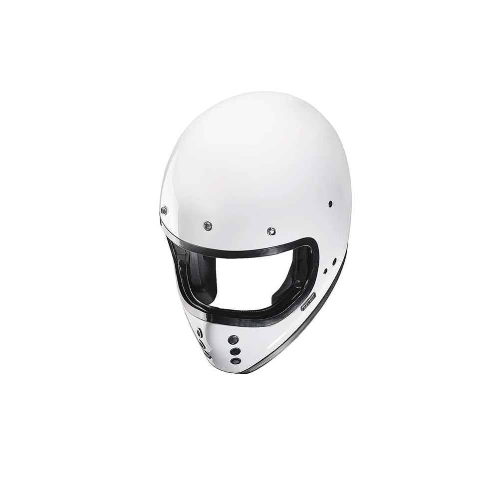 HJC V60 TODOTERRENO DE MOTO ESTILO CLÁSICO CASCO BLANCO