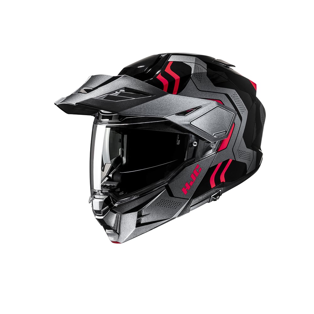Casco de moto modular HJC I80 Velly MC1 rojo