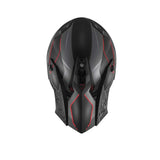 Kappa KV49 EVO Chaser moto Cross Casco Negro Gris Rojo - CASCO