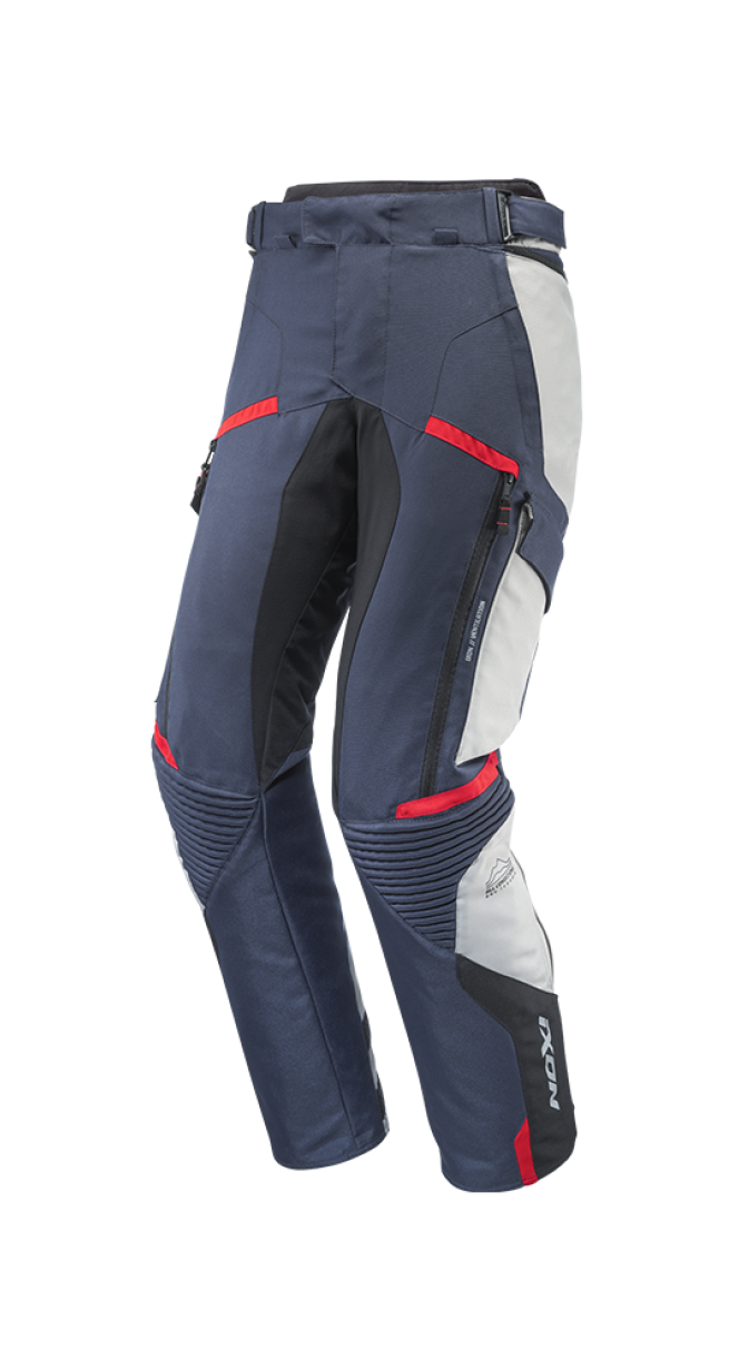 IXON MIDGARD PT MOTO PANTALONES GREGE AZUL MARINO NEGRO - PANTALON