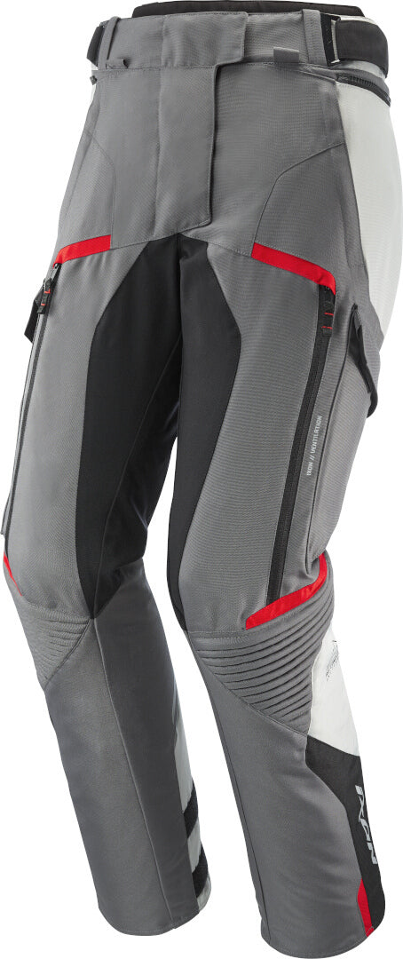 IXON MIDGARD PT L MOTO PANTALONES GRIS NEGRO ROJO - PANTALON