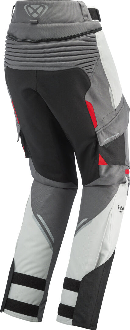 IXON MIDGARD PT L MOTO PANTALONES GRIS NEGRO ROJO - PANTALON
