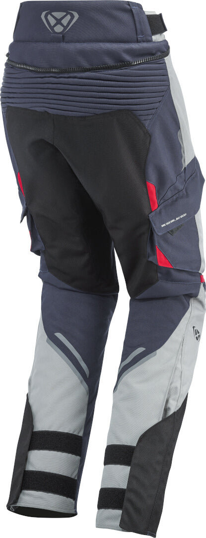 IXON MIDGARD PT L MOTO PANTALONES GREGE AZUL MARINO NEGRO - PANTALON