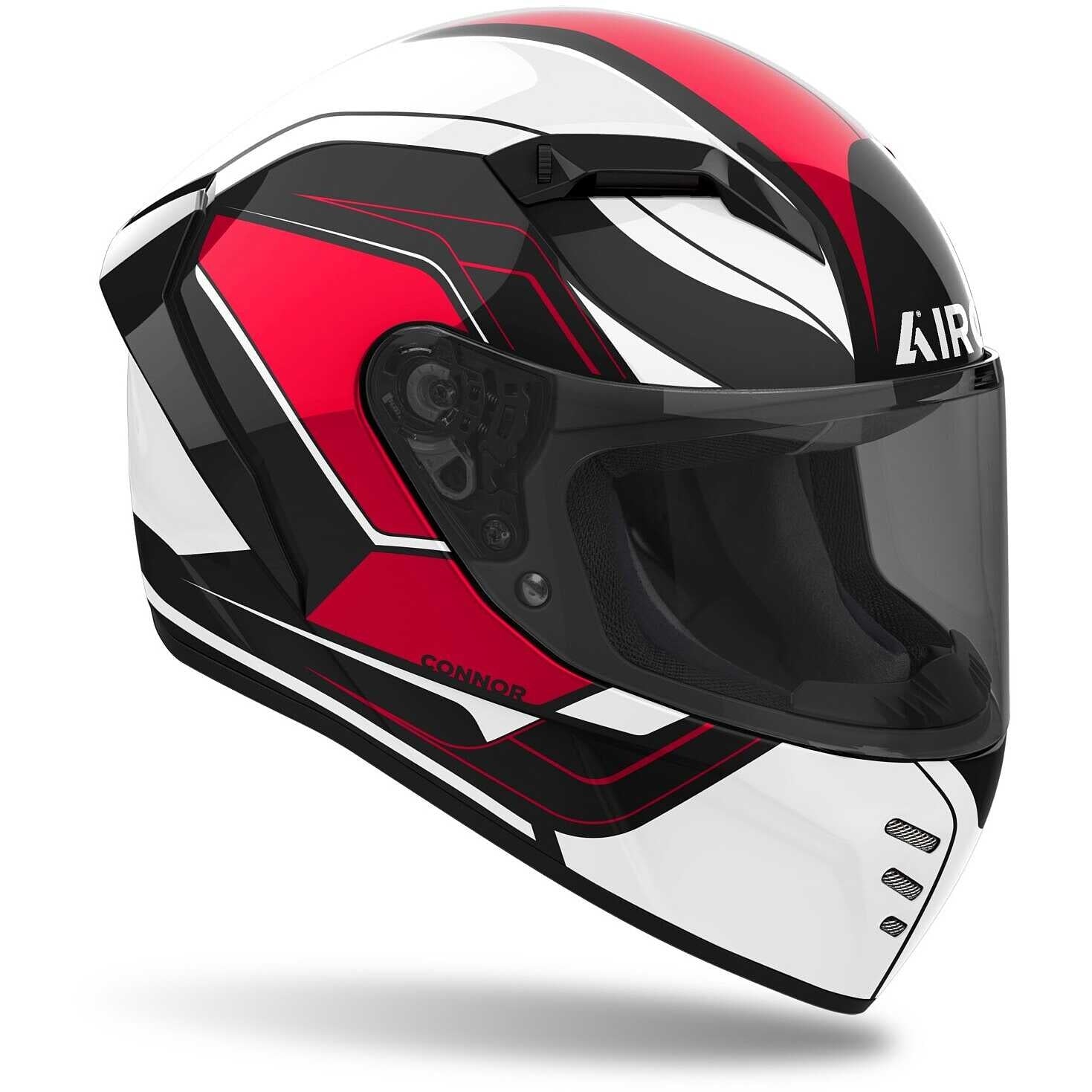 Casco de moto integral Airoh CONNOR DUNK Rojo Brillante