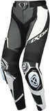 IXON VORTEX 3 PT L DAMAS MOTO PANTALONES CUERO NEGRO GRIS BLANCO - PANTALON