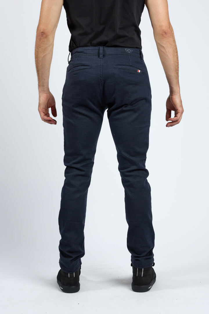 IXON CHINO HOMBRE PANTALONES MOTO JEANS AZUL MARINO - PANTALON