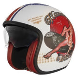 PREMIER - CAPACETE VINT. PIN UP8 BM