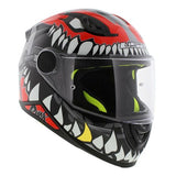 LS2 FF812 KID ZERO CASCO DE MOTO GRIS ROJO