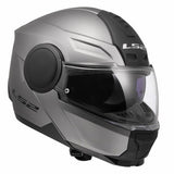 LS2 FF902 SCOPE II SOLID CASCO DE MOTO MATE TITANIUM
