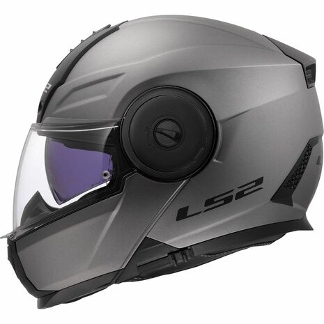 LS2 FF902 SCOPE II SOLID CASCO DE MOTO MATE TITANIUM