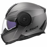 LS2 FF902 SCOPE II SOLID CASCO DE MOTO MATE TITANIUM
