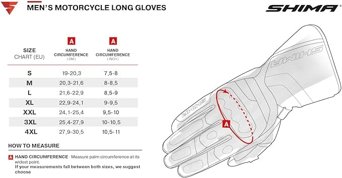 SHIMA ST-3 NEW GUANTES BLK/RED