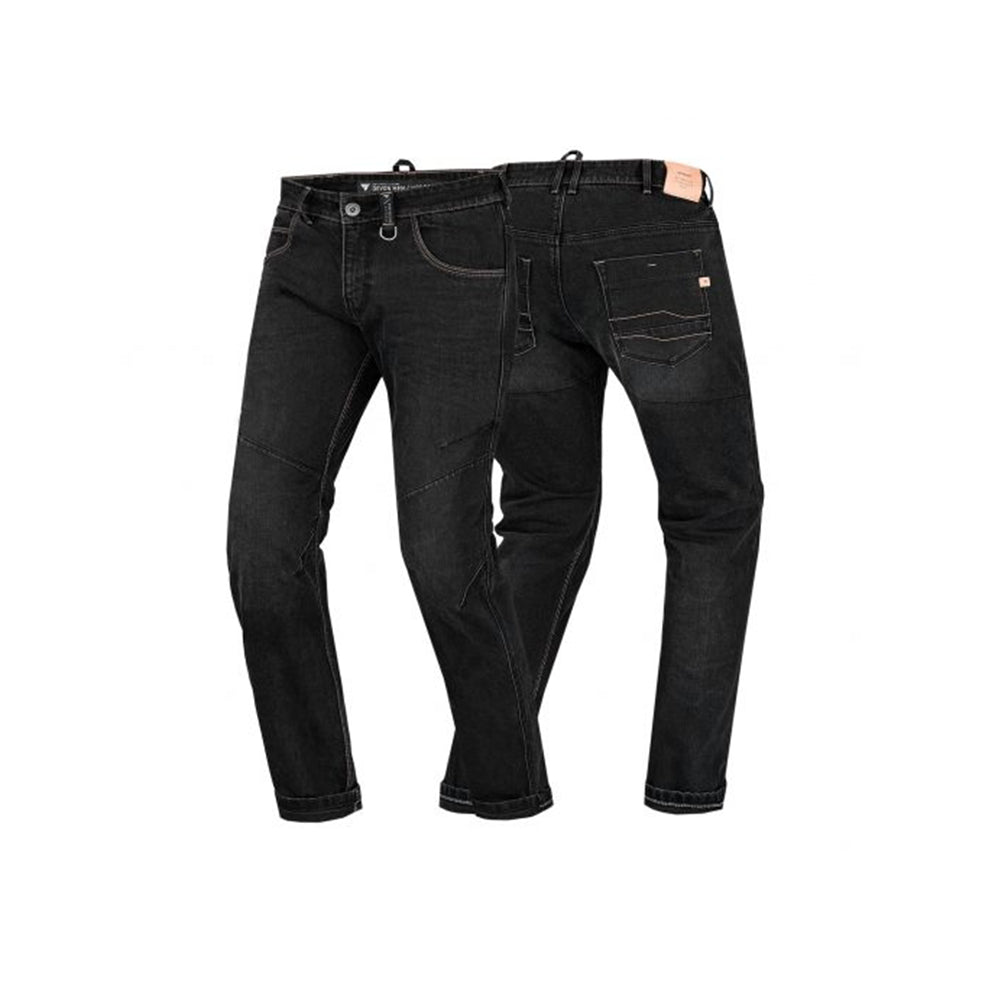 SHIMA PANTALONE DENIM JEANS DEVON MEN VAQUERO BLK