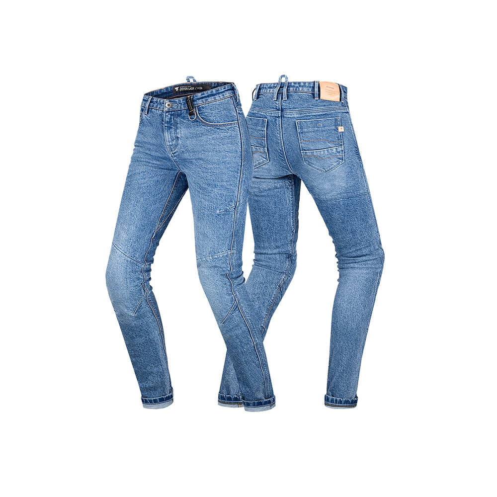 SHIMA PANTALONE DENIM JEANS DEVON LADY VAQUERO BLUE