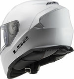 LS2 FF820 RAPID III SOLID CASCO DE MOTO GLOSS BLANCO