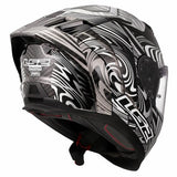 LS2 FF807 DRAGON ENTHUM CASCO DE MOTO PLATA