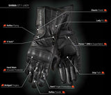 SHIMA GT-1 LADY GUANTES BLACK