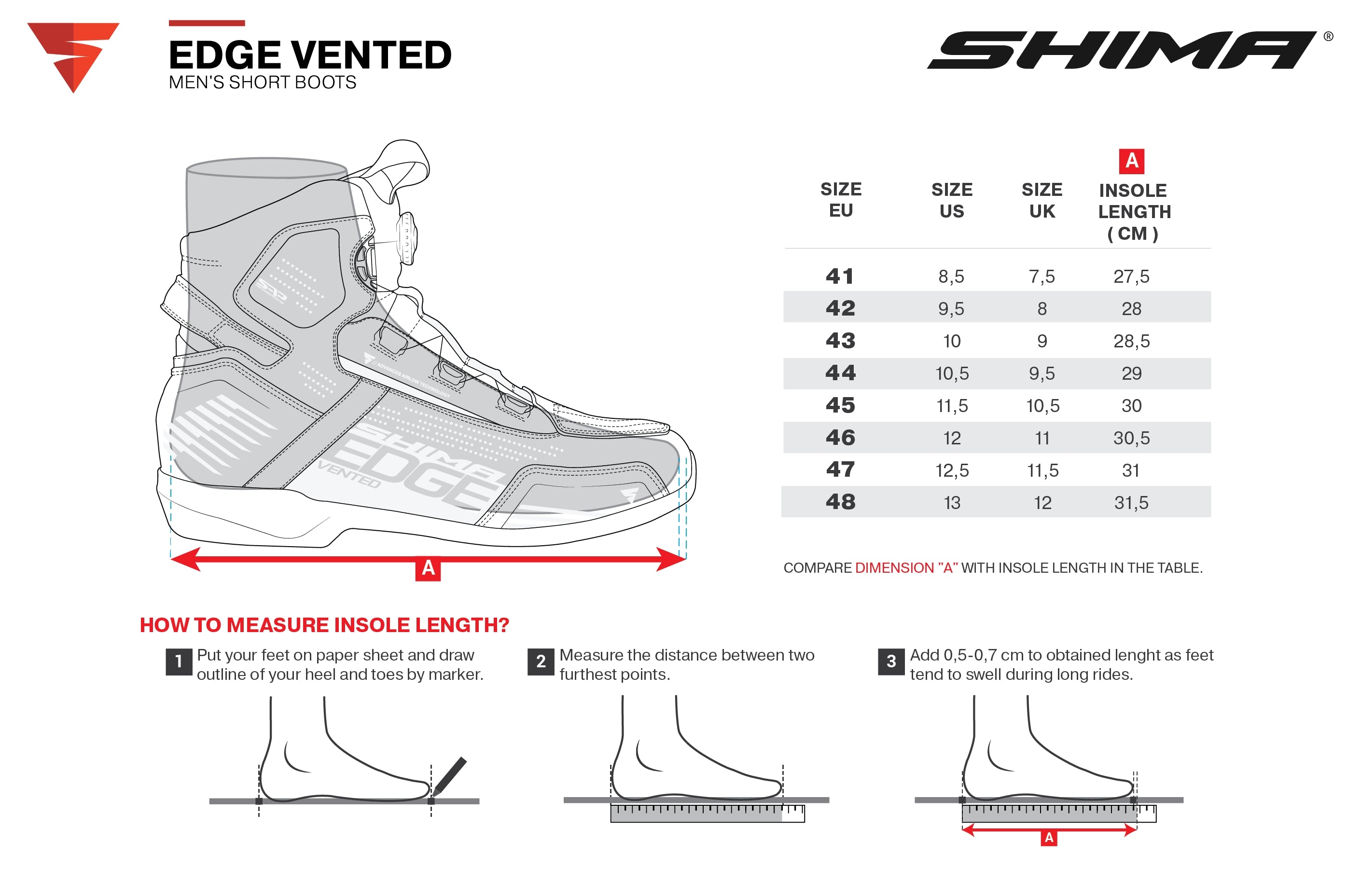 SHIMA EDGE VENTED BOOTS FLUO