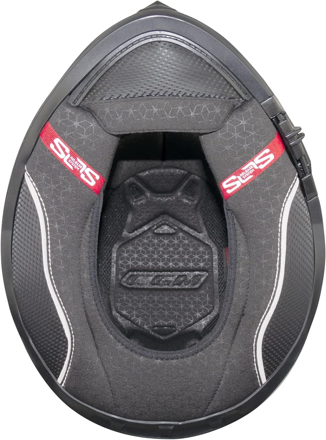 CGM 360A KAD MONO Moto Integral Casco Negro Mate