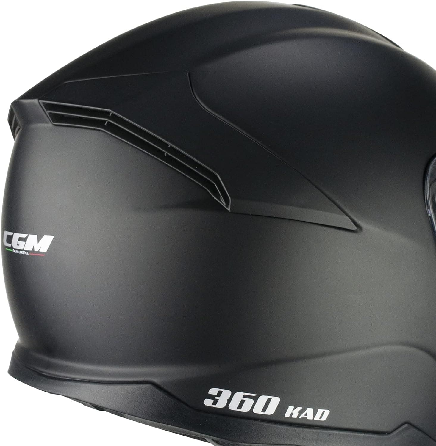 CGM 360A KAD MONO Moto Integral Casco Negro Mate