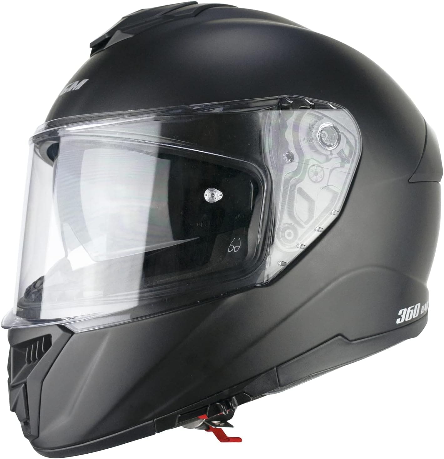 CGM 360A KAD MONO Moto Integral Casco Negro Mate