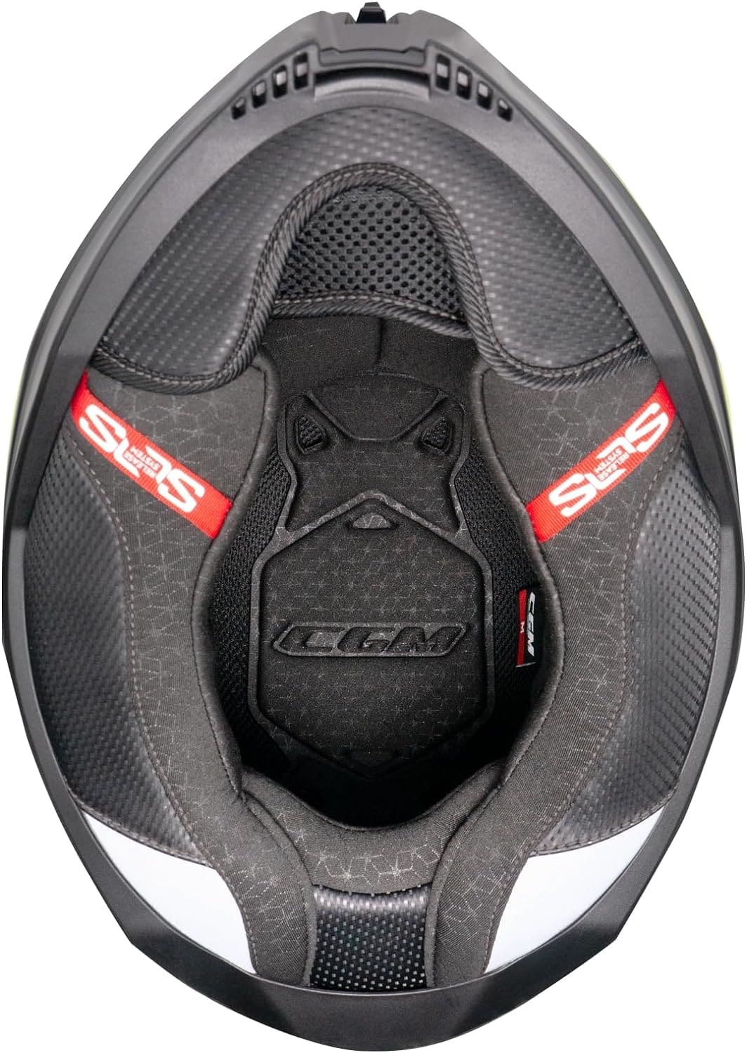 CGM 363A SHOT MONO Integral Moto Casco Negro Mate