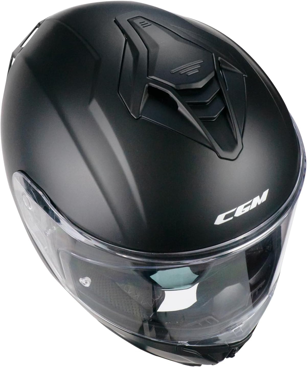CGM 363A SHOT MONO Integral Moto Casco Negro Mate