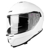 CGM 363 SHOT Race Casco integral de competición para moto blanco